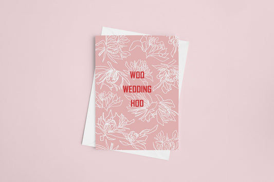 Woo Wedding Hoo Card