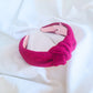 Magenta pink glitter headband