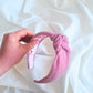 Baby pink glitter headband