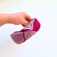 Double pink glitter headband
