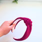 Magenta pink glitter headband