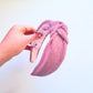 Baby pink glitter headband