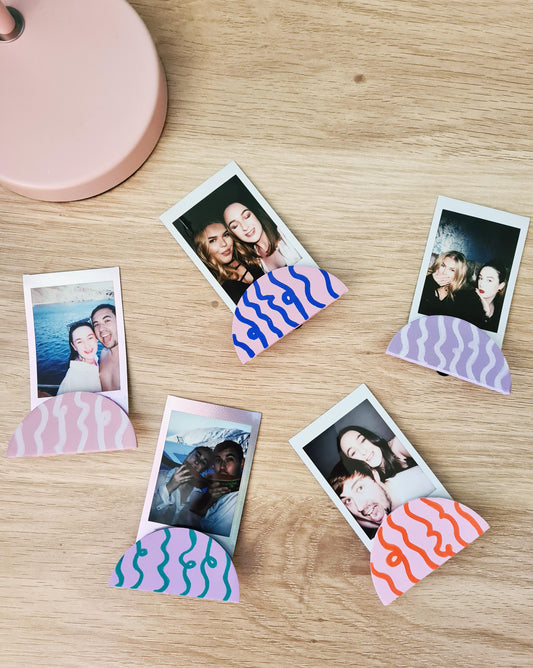 Hand Painted Patterned Mini Photo Display Frame
