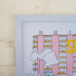 A3 'Sunny & Bright' Risograph Art print / Wall Art
