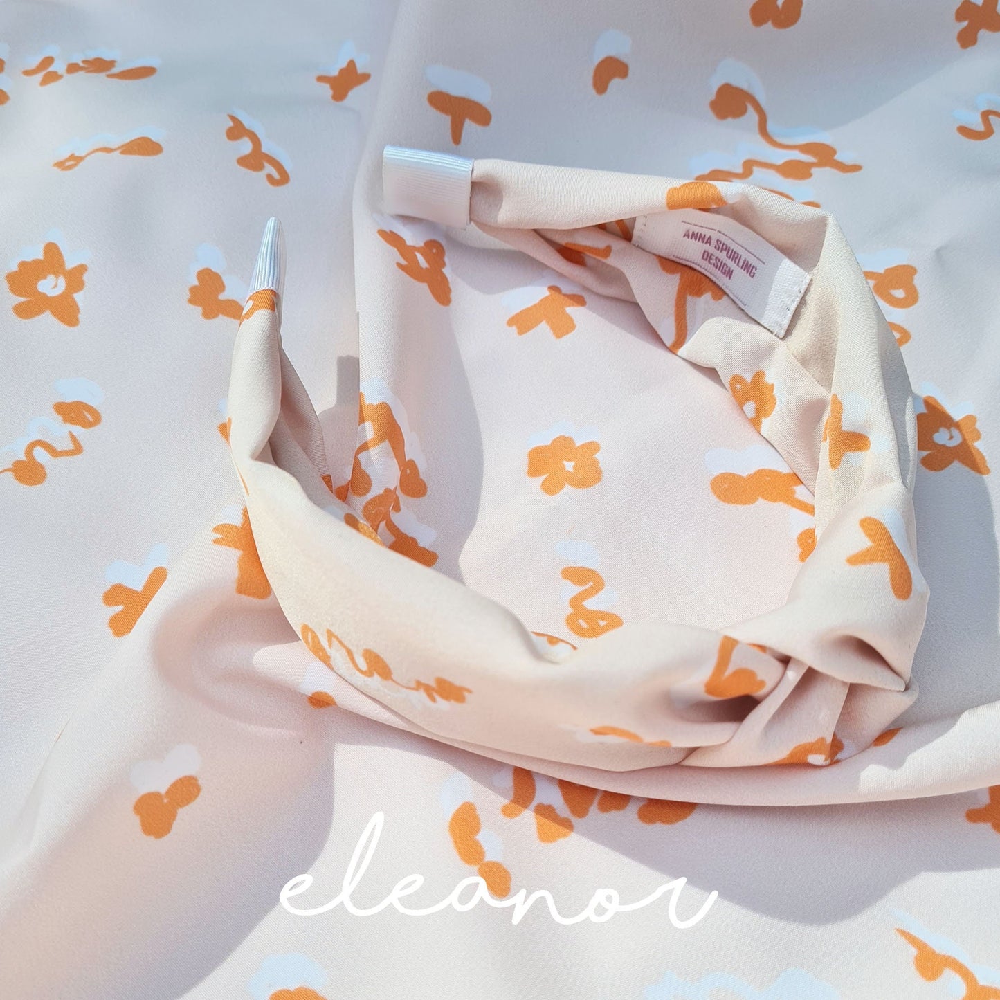 Summer Floral Patterned Knot Headband