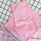 Pink and Neon Orange Squiggle Knot Headband